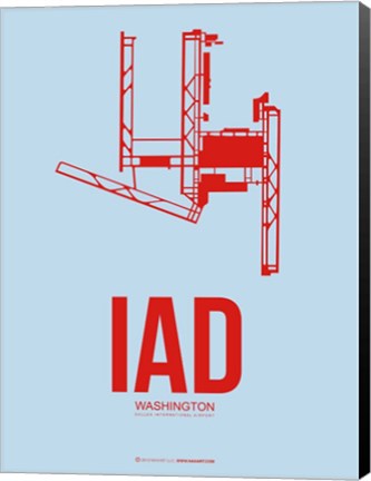 Framed IAD Washington 2 Print