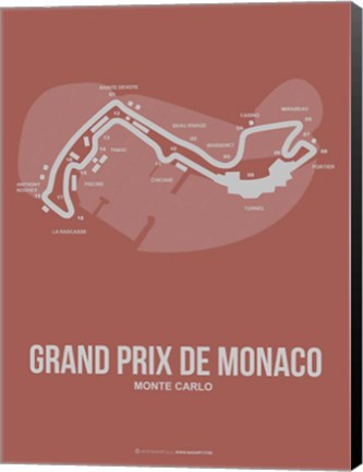 Framed Monaco Grand Prix 1 Print