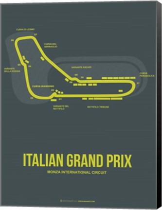 Framed Italian Grand Prix 2 Print