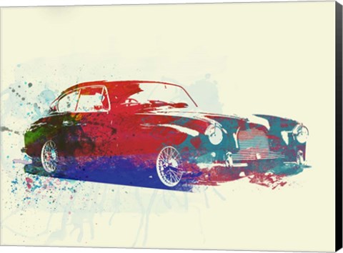 Framed Aston Martin DB 2 Print