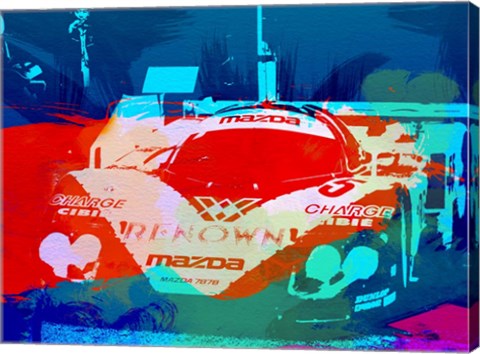 Framed Mazda Le Mans Print