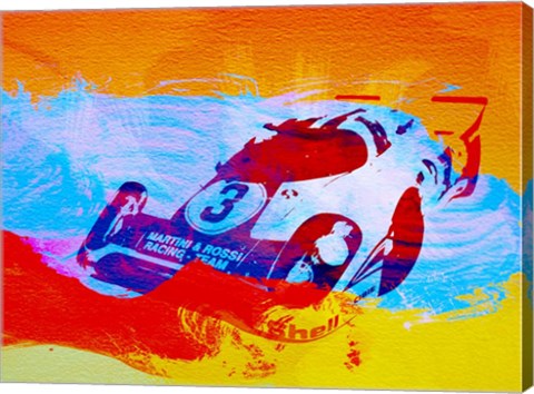 Framed Porsche 917 Martini and Rossi Print