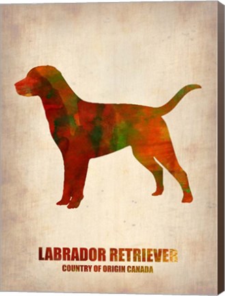 Framed Labrador Retriever Print