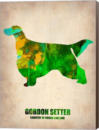 Framed Gordon Setter 2 Print