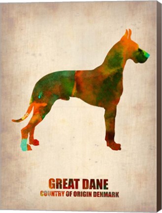 Framed Great Dane Print