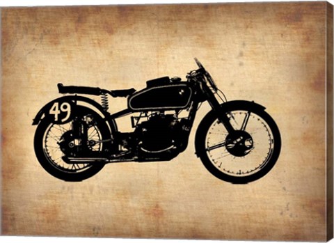 Framed Vintage Motorcycle 2 Print