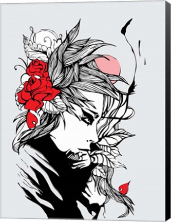 Framed Love Flovers Print