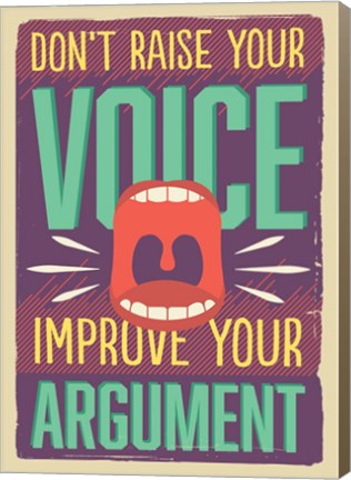 Framed Improve Your Argument Print