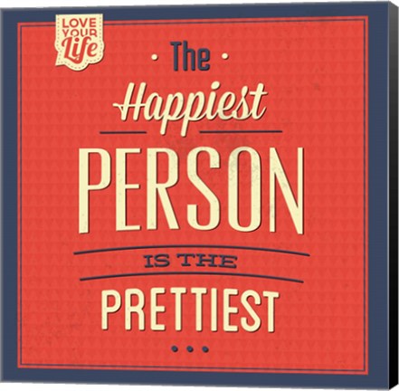 Framed Happy Person Print