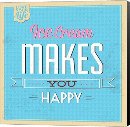 Framed Ice Cream Print