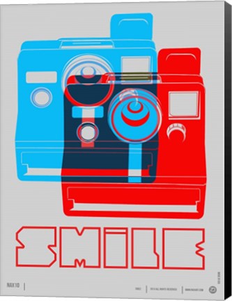 Framed Smile Polaroid Print