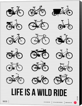 Framed Life is a Wild Ride 1 Print