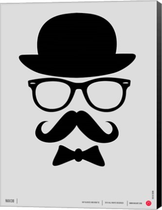 Framed Hats Glasses and Mustache 1 Print