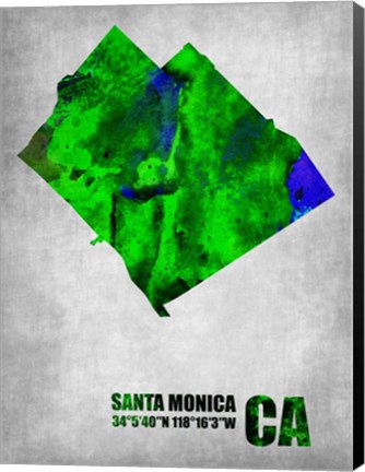 Framed Santa Monica California Print