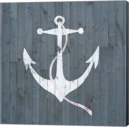Framed Nautical Plank IV Print