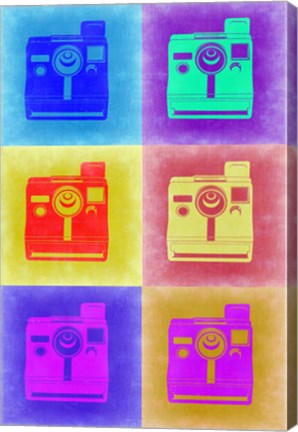 Framed Vintage Polaroid Camera Pop Art 2 Print