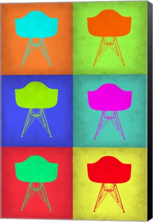 Framed Eames Chair Pop Art 2 Print