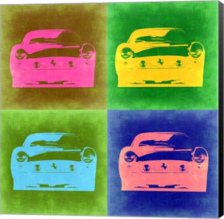 Framed Ferrari Pop Art 3 Print