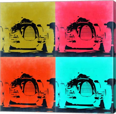 Framed Audi Autounion Pop Art 2 Print