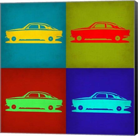 Framed Alfa Romeo Gulia Pop Art 1 Print