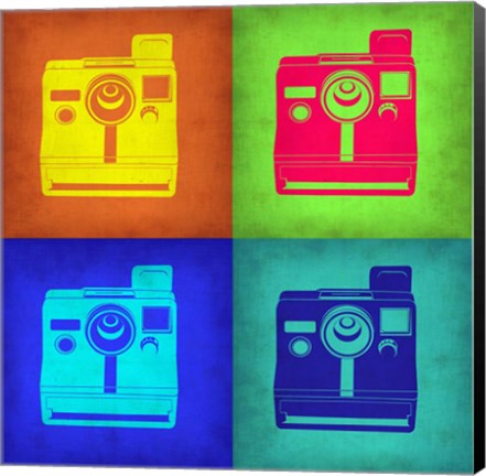 Framed Vintage Polaroid Camera Pop Art 1 Print