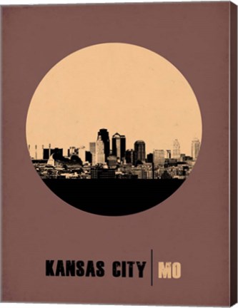 Framed Kansas City Circle 2 Print