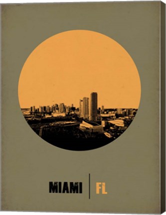 Framed Miami Circle 1 Print