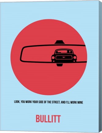 Framed Bullitt 1 Print