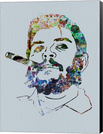 Framed Che Watercolor Print