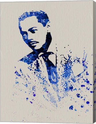 Framed Billy Eckstine Watercolor Print