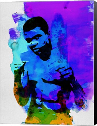 Framed Ali Watercolor Print