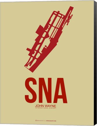 Framed SNA John Wayne 2 Print