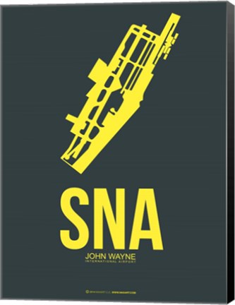 Framed SNA John Wayne 3 Print