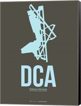 Framed DCA Washington 1 Print
