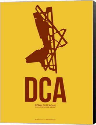 Framed DCA Washington 3 Print