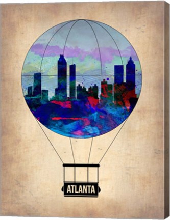 Framed Atlanta Air Balloon Print