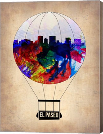 Framed El Paseo Air Balloon Print