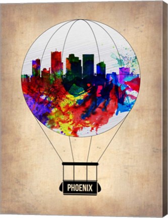 Framed Phoenix Air Balloon 2 Print