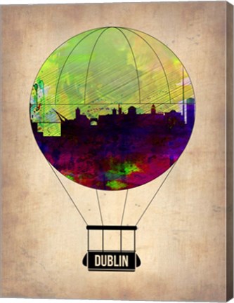 Framed Dublin Air Balloon Print