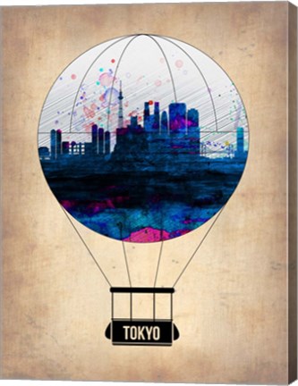 Framed Tokyo Air Balloon Print