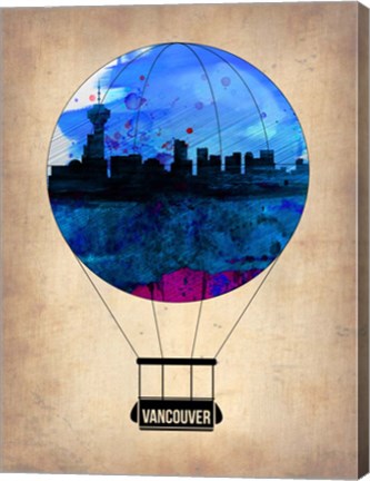 Framed Vancouver Air Balloon Print