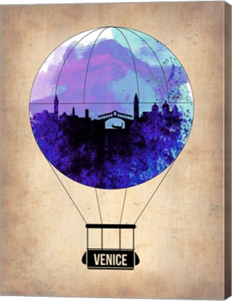 Framed Venice Air Balloon Print