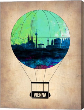 Framed Vienna Air Balloon Print