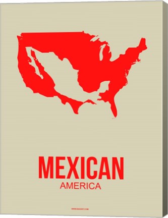 Framed Mexican America 1 Print