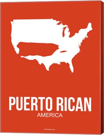 Framed Puerto Rican America 3 Print