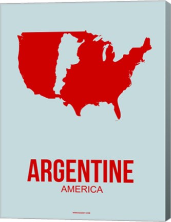 Framed Argentine America 1 Print