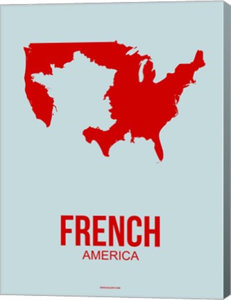 Framed French America 1 Print