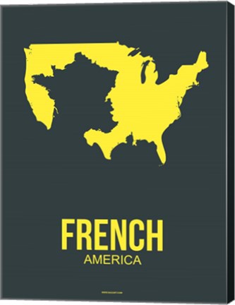 Framed French America 2 Print