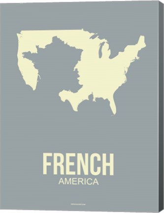 Framed French America 3 Print