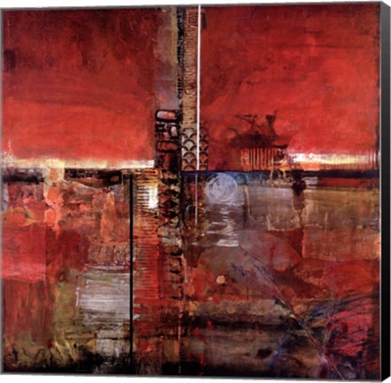 Framed Fireline II Print